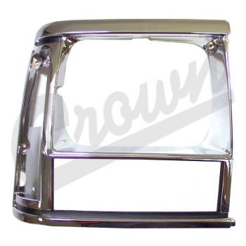Headlight Bezel (Black/Chrome-Right) | Crown Automotive Sales Co