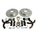 Performance Brake Kit (Rear; Drilled & Slotted)