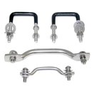 Windshield Tie Down Kit (Stainless)