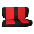 Seat Cover Set (Rear-Black/Red)